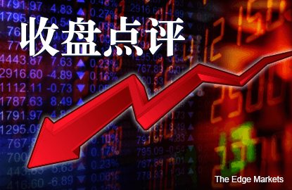 令吉疲弱和中国股市暴跌拖累马股下滑 The Edge Markets