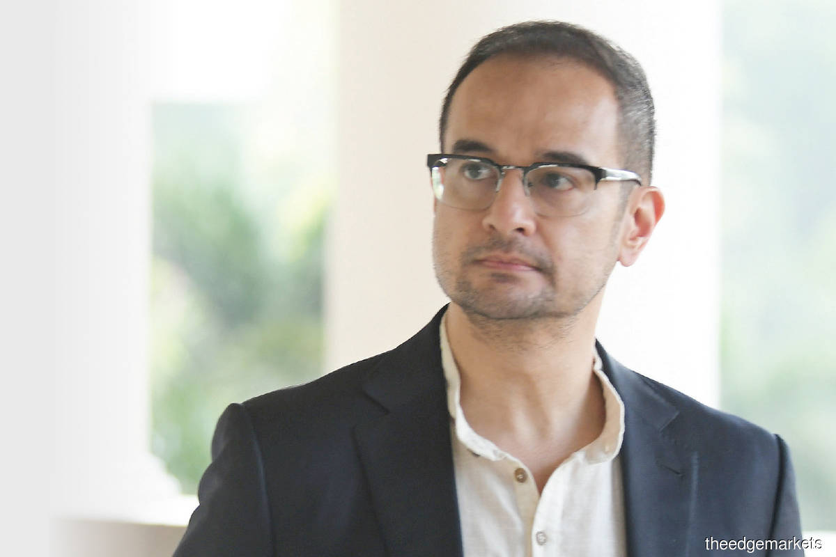 While criminal charges against Riza related to 1MDB were dropped in May last year, he is not entirely off the hook, given the civil suit by the strategic investment company. (Photo by Mohd Izwan Mohd Nazam/The Edge)