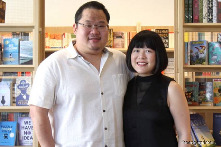Fong Min Hun (left) and Elaine Lau, founders of Lit Books. (Photo by Mohd Izwan Mohd Nazam/The Edge)