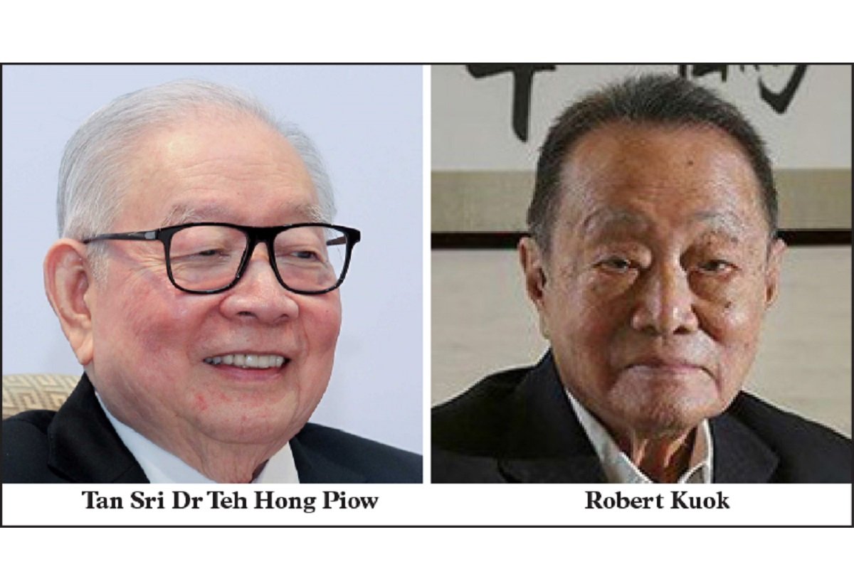 Robert Kuok and Teh Hong Piow slip down world's richest list as wealth shrinks