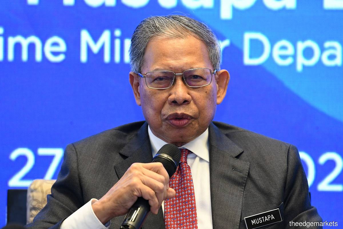 Mustapa: Thankfully, our inflation rate is low due to price controls and subsidies such as those for cooking oil and fuel. (File photo by Sam Fong/The Edge)
