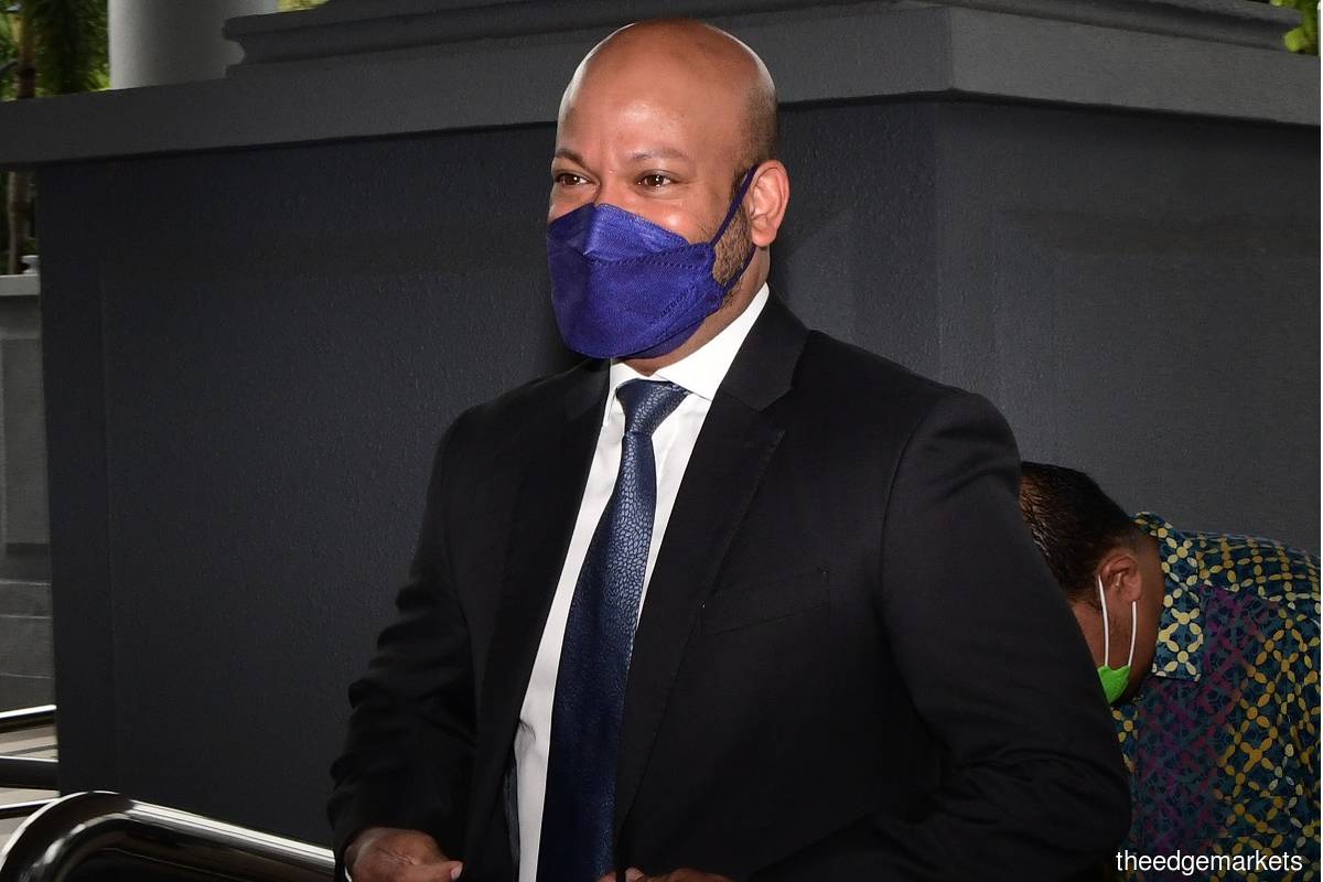 Arul Kanda said he had 'never met Mohd Nazlan nor did he interact with him'. (Photo by Patrick Goh/The Edge)