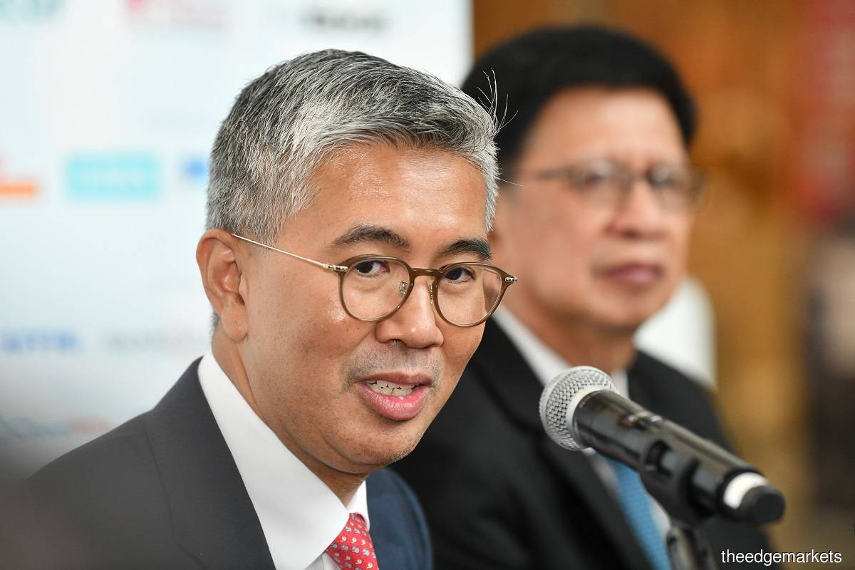 Tengku Zafrul warned that a slowdown is inevitable for a country with an open economy such as Malaysia, as its major trade partners decelerate. (Photo by Mohd Suhaimi Mohamed Yusuf/The Edge)