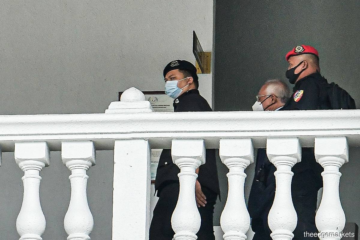 In the 1MDB-Tanore trial, Najib is charged with four counts of abuse of power and 21 counts of money laundering of RM2.28 billion of 1MDB funds. (Photo by Zahid Izzani Mohd Said/The Edge)