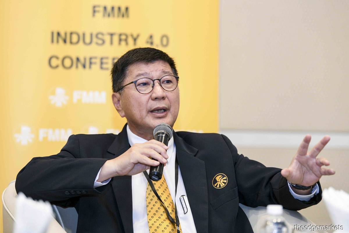 Federation of Malaysian Manufacturers president Tan Sri Soh Thian Lai (Photo by Shahril Basri/The Edge)