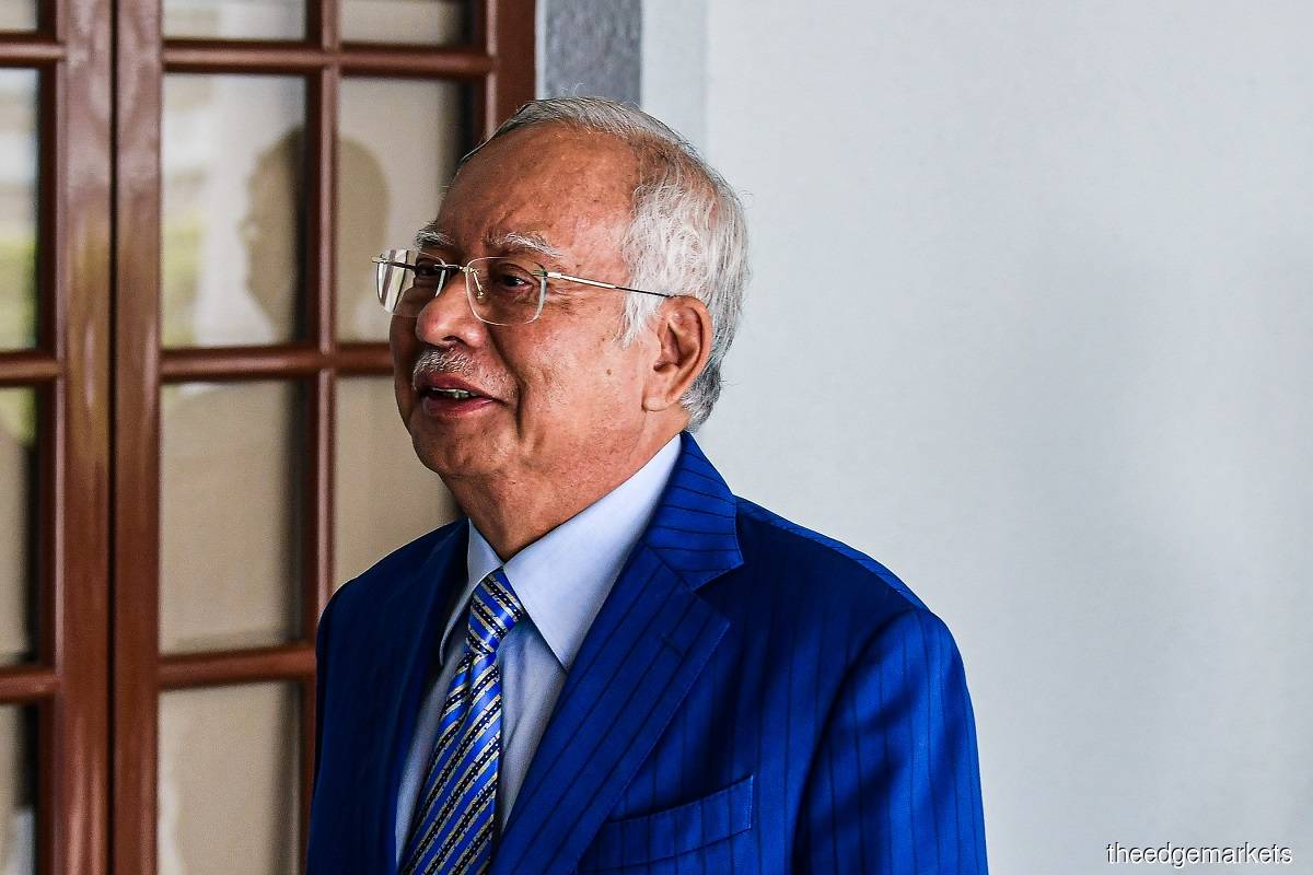 Former PM Datuk Seri Najib Razak is currently serving his 12-year prison sentence after the apex court dismissed his final appeal in the SRC International Sdn Bhd case in August last year. (Photo by Zahid Izzani Mohd Said/The Edge)