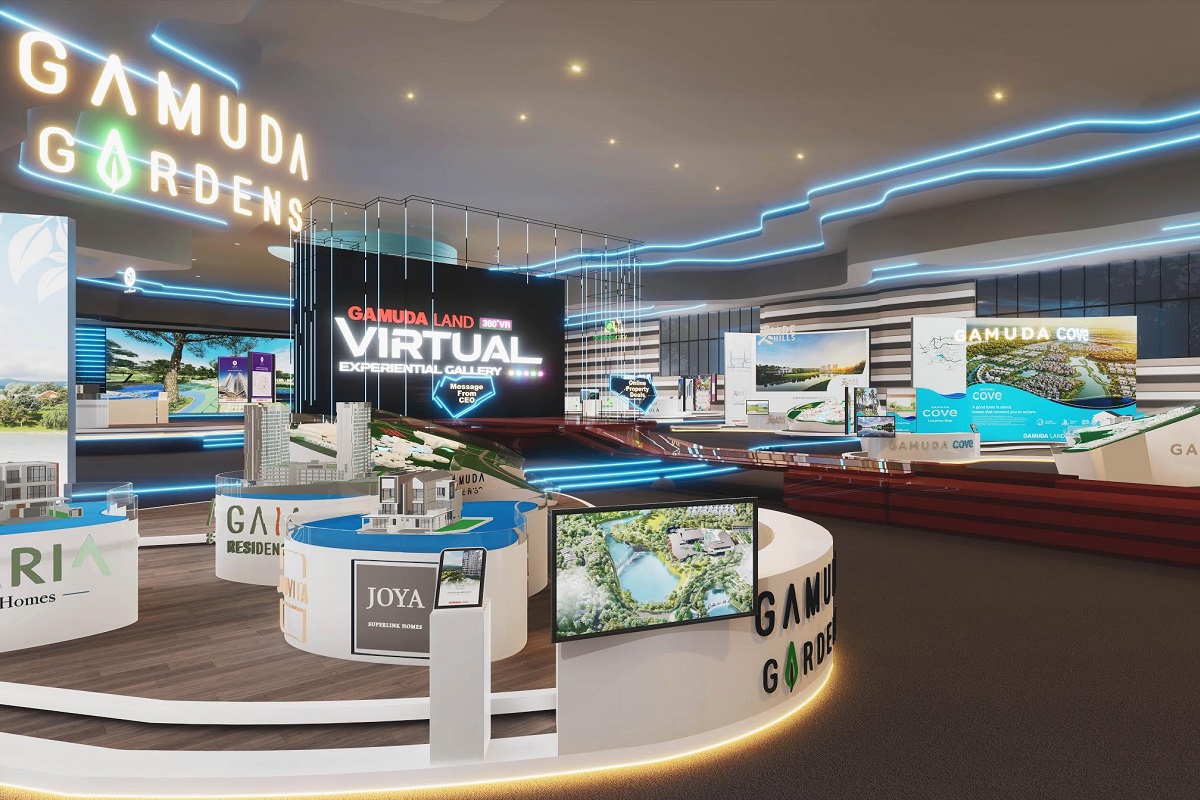 The Gamuda Land Virtual Experiential Gallery is built entirely on a virtual reality platform, in the 3D format and with full 360° views. (Photo by Gamuda Land)