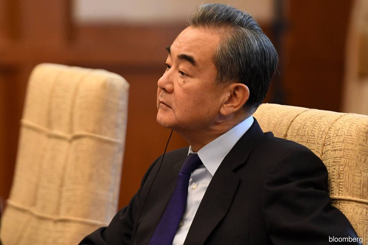 Chinese State Councilor and Foreign Minister Wang Yi (Bloomberg filepix)
