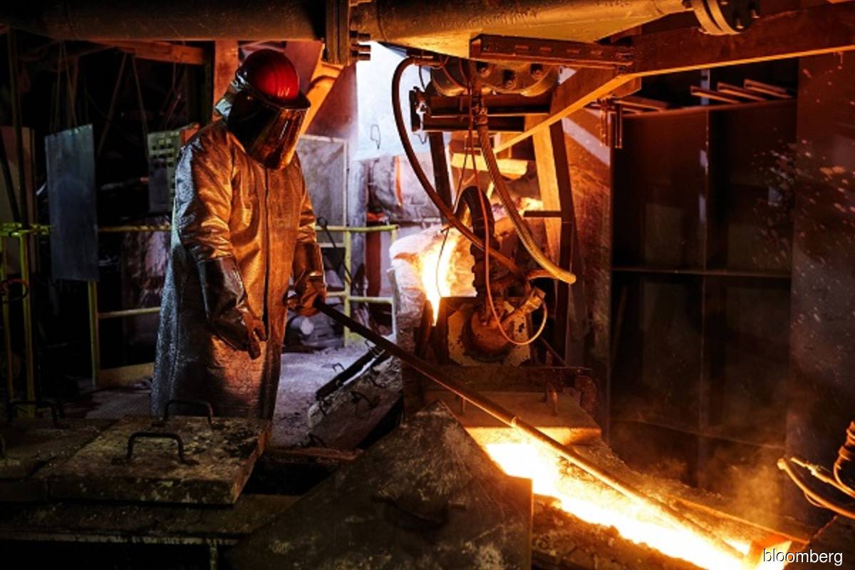 Copper boosted by declining dollar after weak US jobs data