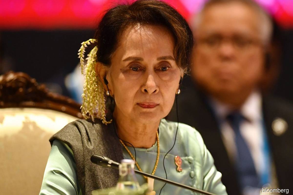 Aung San Suu Kyi (Bloomberg filepix)