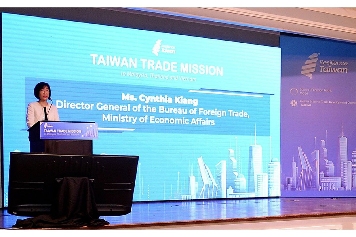 Taiwan’s Bureau of Foreign Trade director-general Cynthia Kiang (Photo by Taiwan Trade)