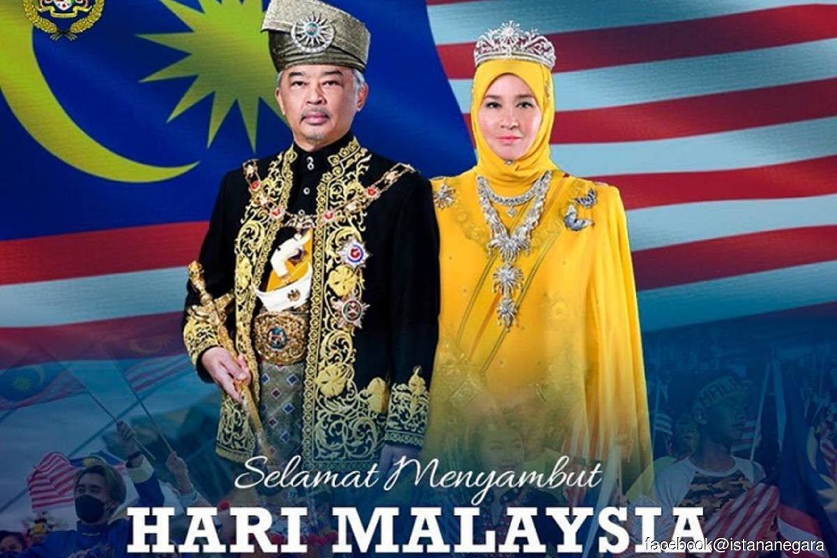 Agong, Raja Permaisuri extend Malaysia Day wishes