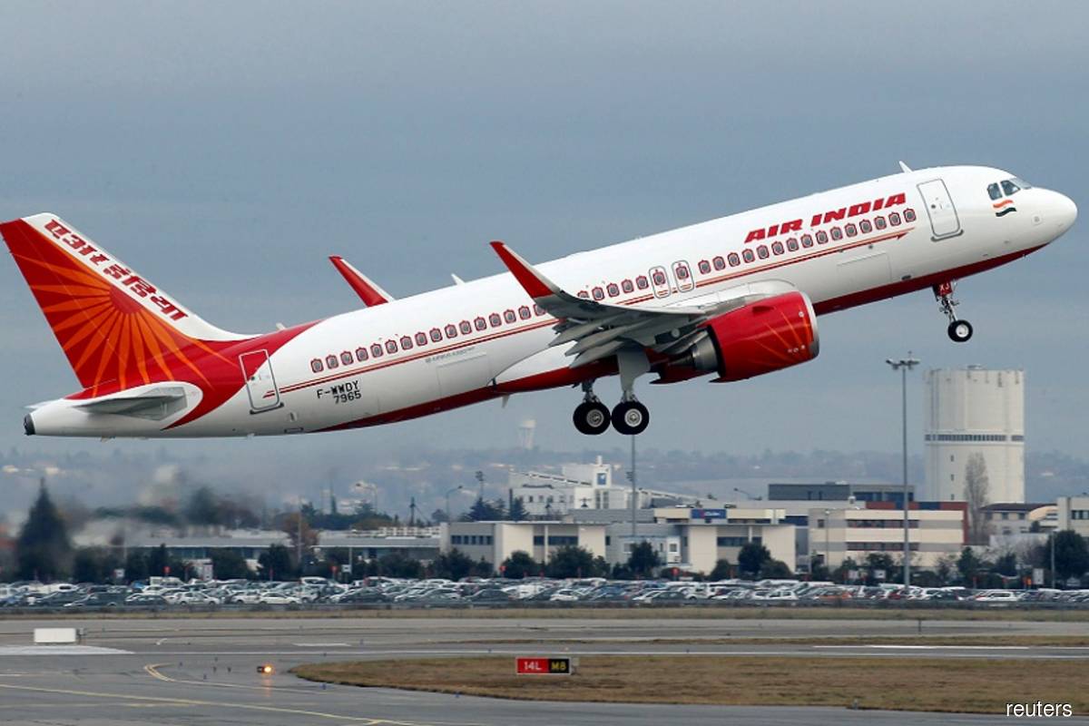 An Air India Airbus A320neo plane takes off in Colomiers near Toulouse, France on Dec 13, 2017. (Photo by Regis Duvignau/Reuters filepix)