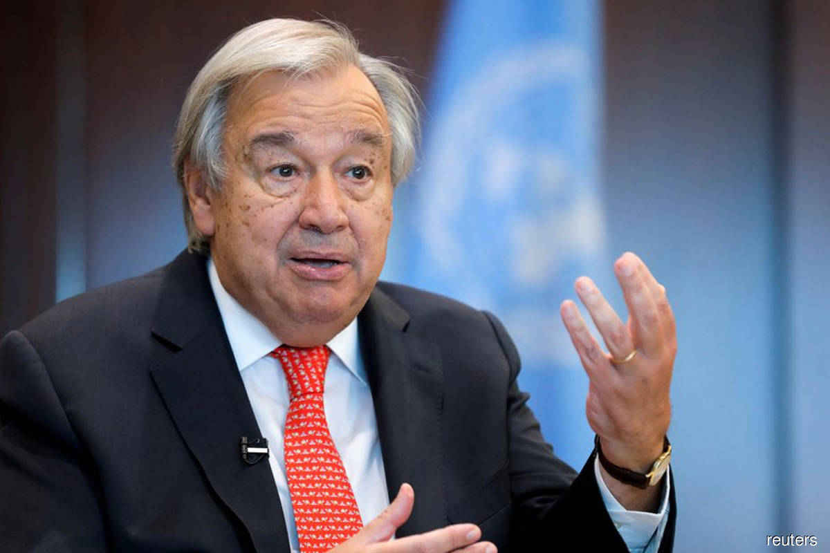 U.N. chief urges tax on 'grotesque greed' of oil, gas companies