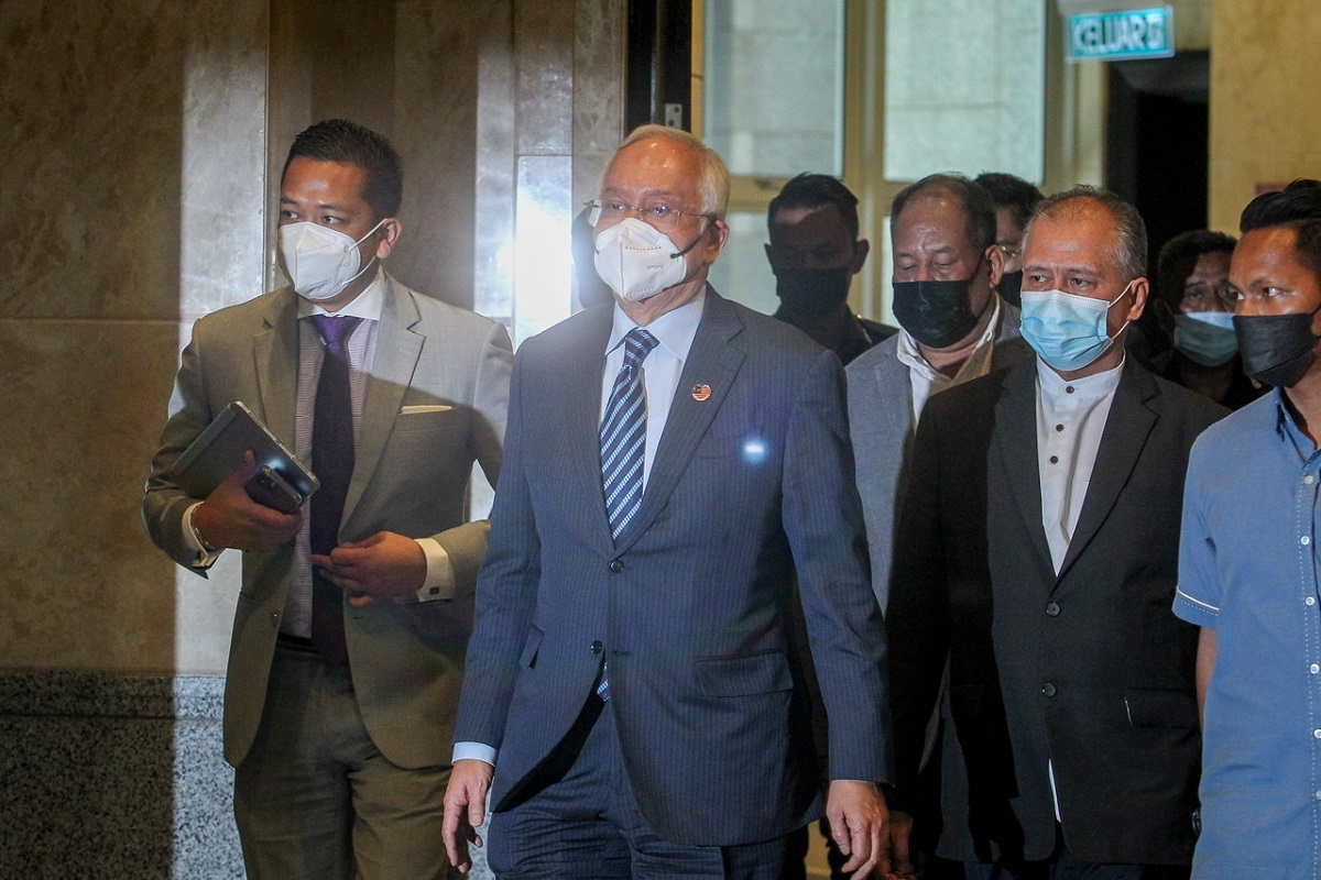 Najib as seen at the Palace of Justice in Putrajaya on Tuesday (March 15) (Photo by Shahrill Basri/TheEdge)