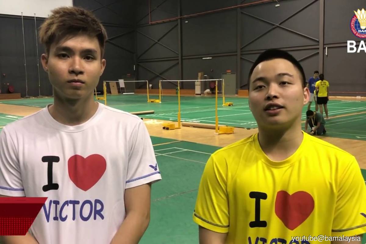 Malaysia's national men’s doubles shuttlers Aaron Chia-Soh Wooi Yik (filepix)