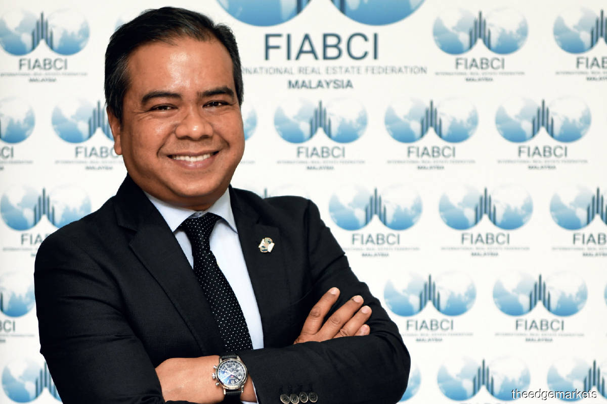 Firdaus: I am committed to ensuring the relevance of Fiabci Malaysia in the real estate sector and fraternity by having constant dialogue with our principal members, the government and stakeholders on issues pertaining to real estate (Photo by Mohd Izwan Mohd Nazam/The Edge)