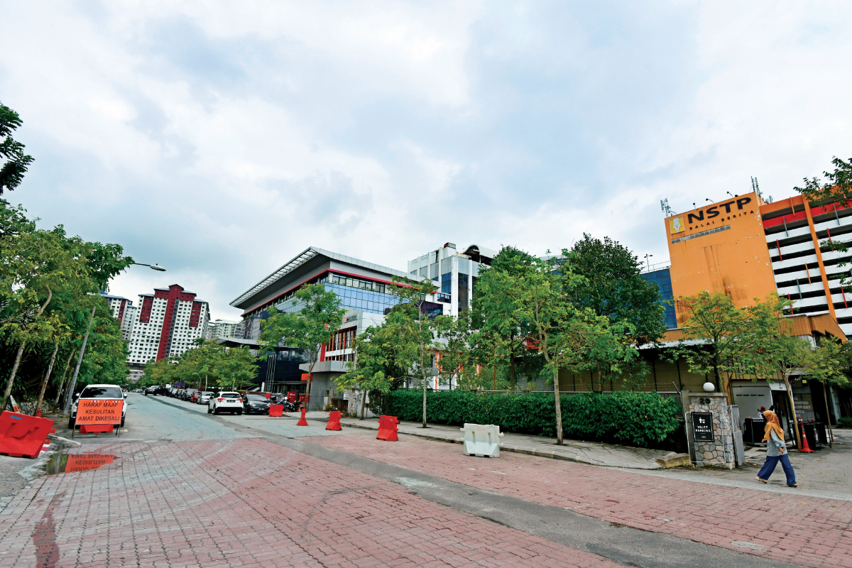 Jalan Riong is now home to trendy cafés, shoplots and media organisations (Photo by Sam Fong/The Edge)