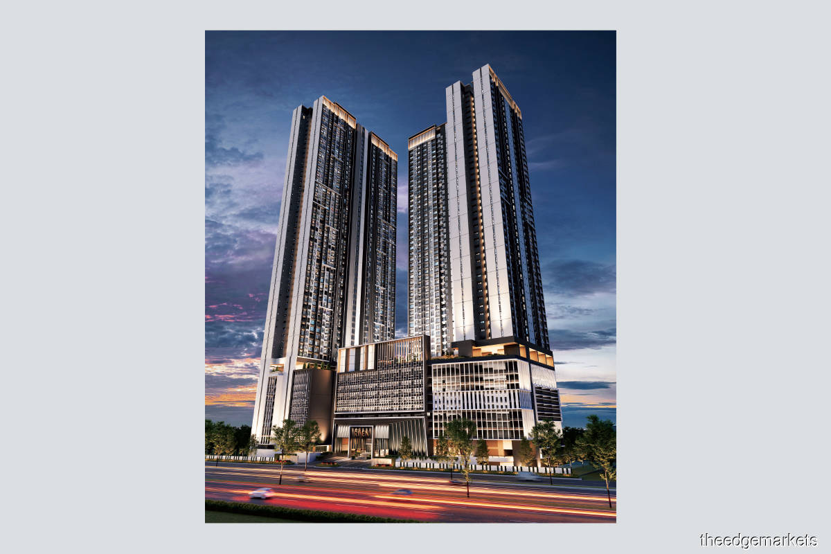 The 2.56-acre, two-tower Maxim Risen is the developer’s third residential development in Cheras (Photo by Maxim Global)