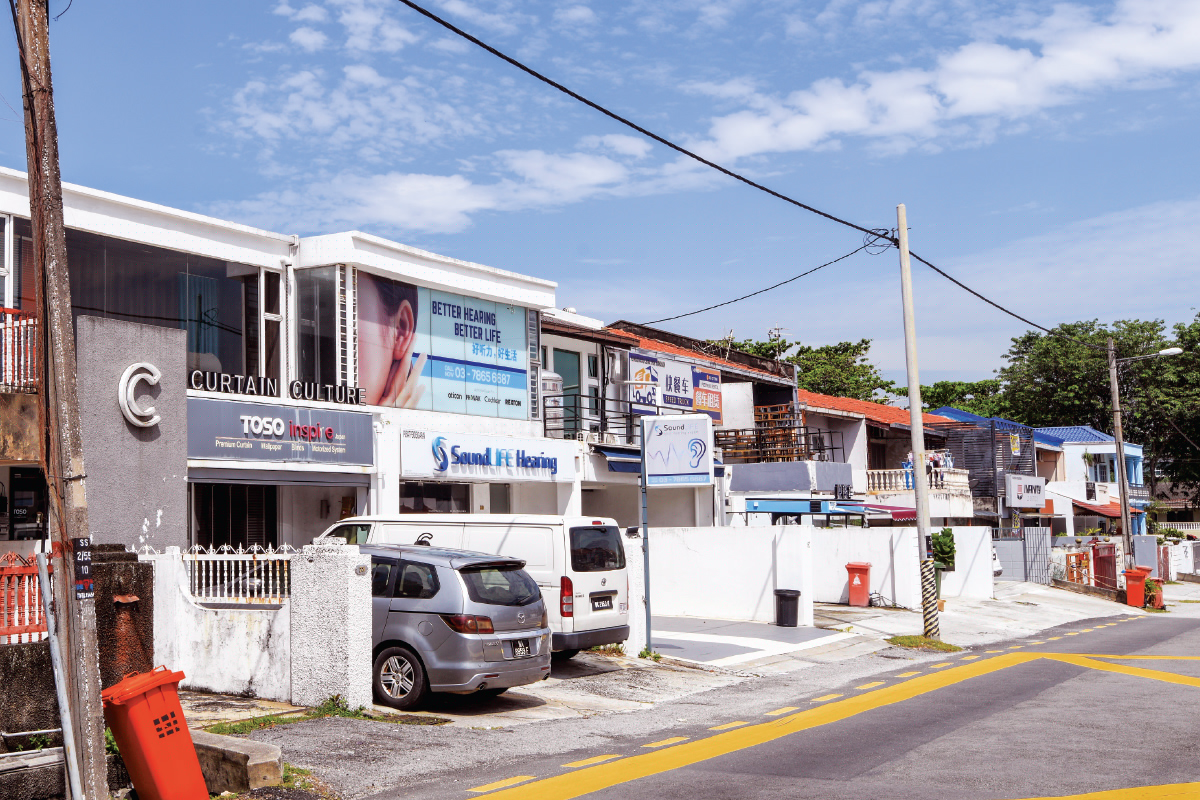 Residential-turned-commercial units along SS2’s main roads were popular as rental properties (Photo by Shahrill Basri/ The Edge)