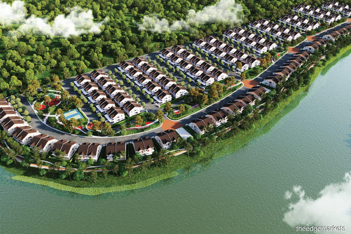 An artist’s impression of an aerial view of Sejati Lakeside 2 (Photos by Paramount Property Development)