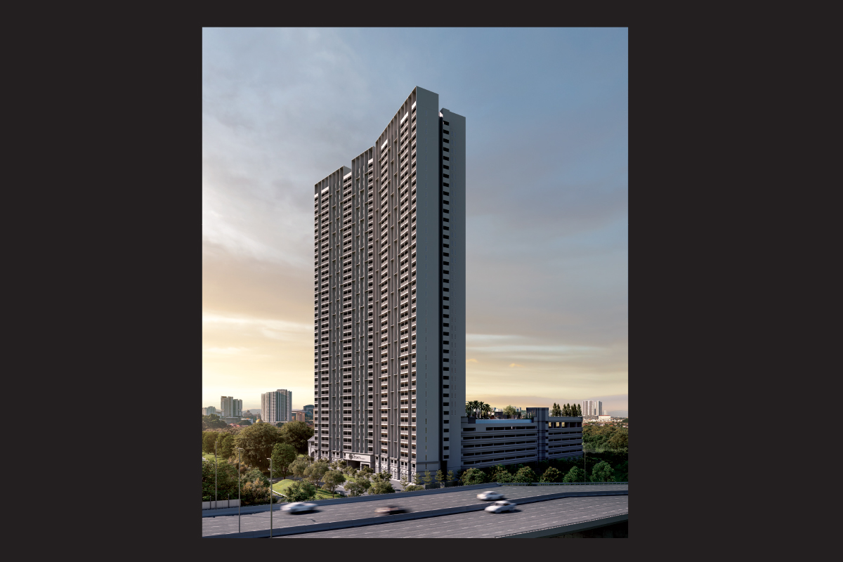 An artist’s impression of Tuan 2egacy, a 41-storey leasehold serviced apartment development that will offer 596 units (Photo by CPI Land)