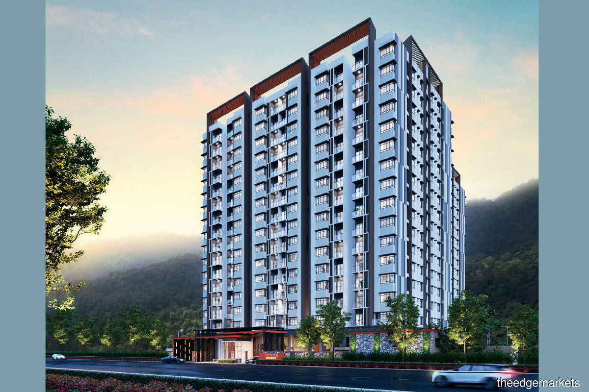 An artist’s impression of Towers A and B of Carra Hills (Photo by Setia Awan)