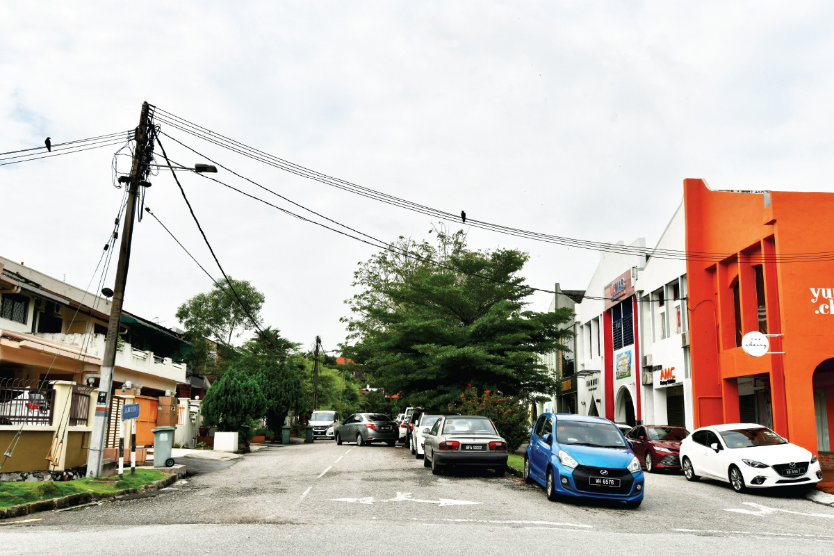 The shops on Jalan Selera 1 are not really visible from the main road. They cater largely to the residents in the area and its surroundings. (Photo by Pictures By Sam Fong/The Edge)