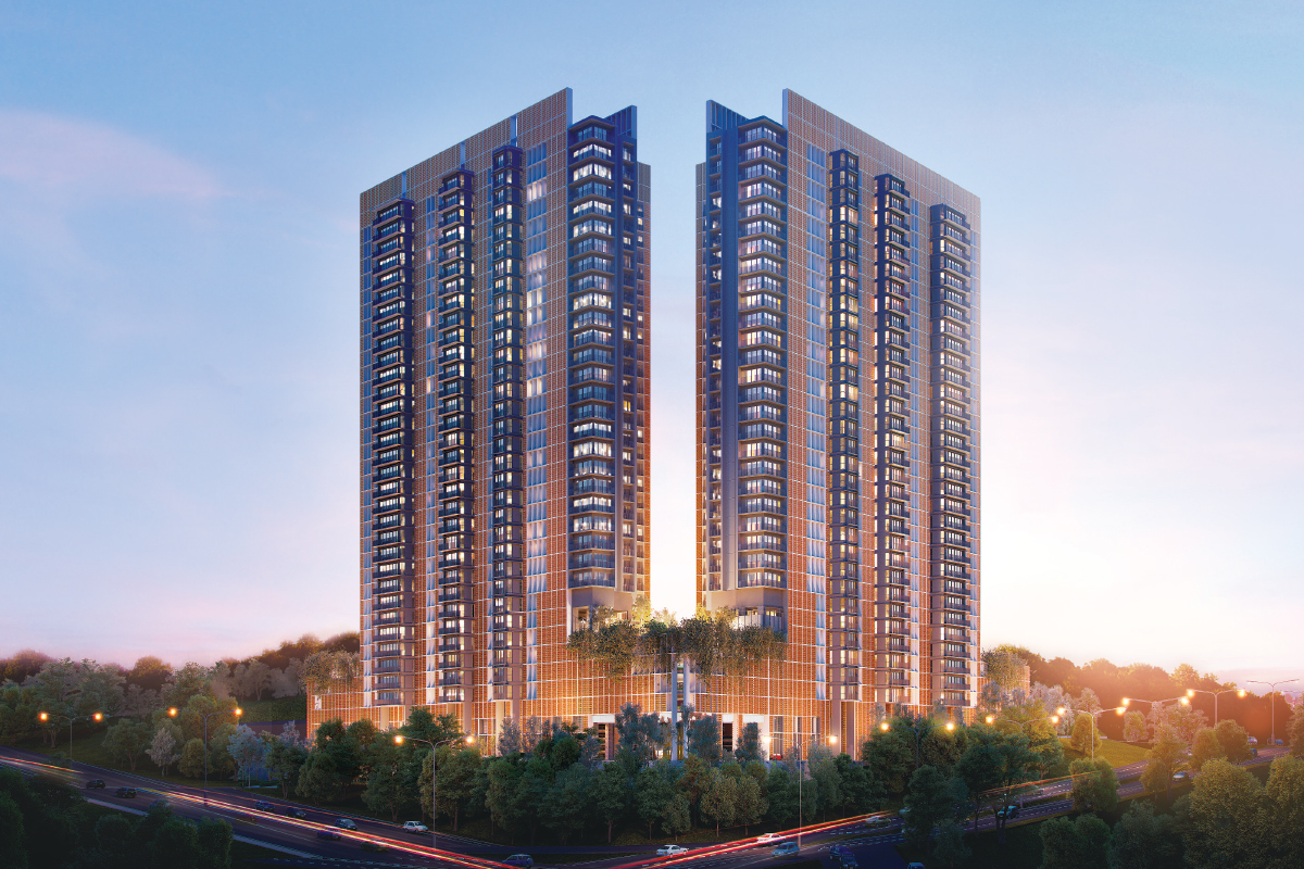 The project is purely residential and offers 442 units in two 33-storey blocks (Photo by OUG)