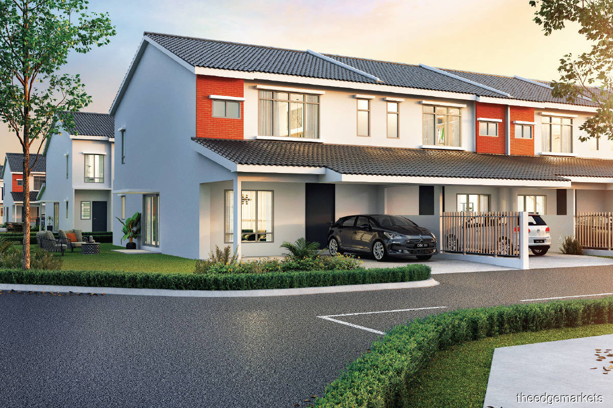 Phase 8C has a GDV of RM146 million and comprises 306 two-storey terraced homes (Photo by OSK Property)