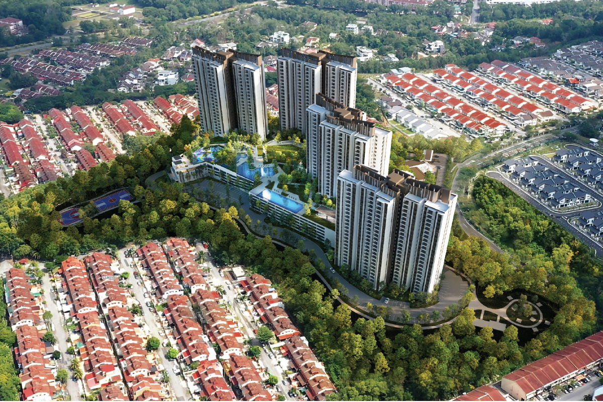 The 19.24-acre KAIA Heights will feature 924 residential units in four towers (Photo by UEM Sunrise)
