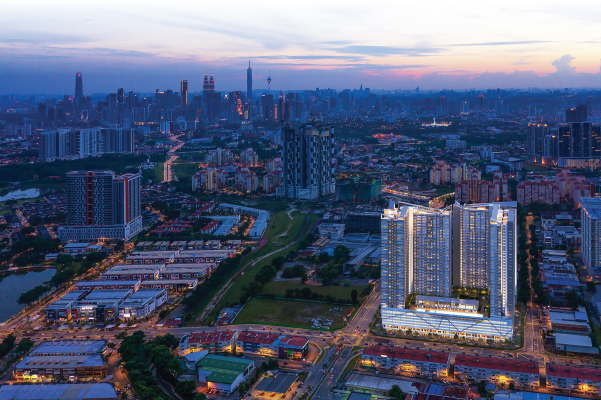 The RM618 million M Astra will comprise two 39-storey towers with a total of 1,426 residential units (Photo by Mah Sing)