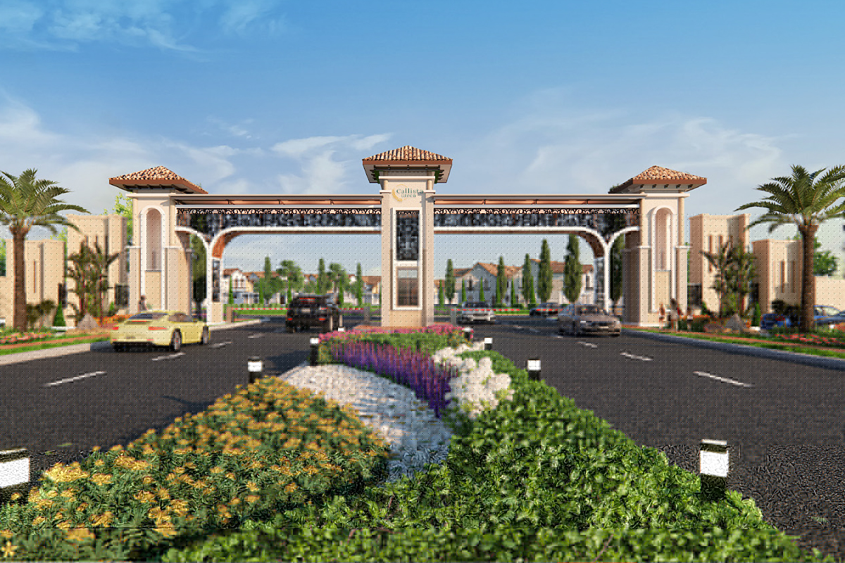 An artist’s impression of the entrance to Callista Green in Taman Rinting (Photo by S P Setia)