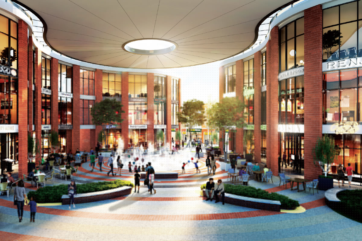 An artist’s impression of The Plaza at Townsquare (Photo by Gamuda Land)