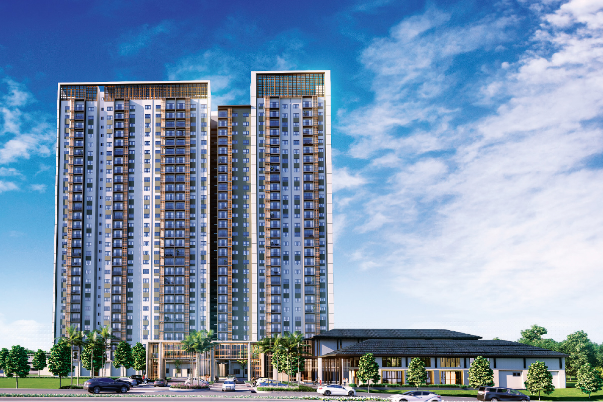Located on a 6.6-acre freehold tract in Setia Alam, Tuai Residence has a GDV of RM190 million (Photo by Suntrack Development)
