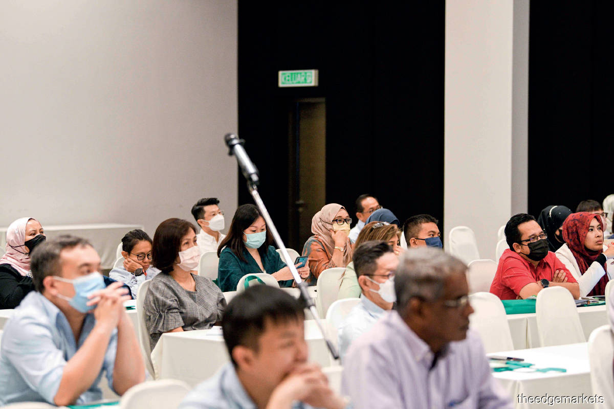 Participants gained insights into ESG and TCFD reporting in the real estate industry (Photo by Shahrill Basri/ TheEdge)
