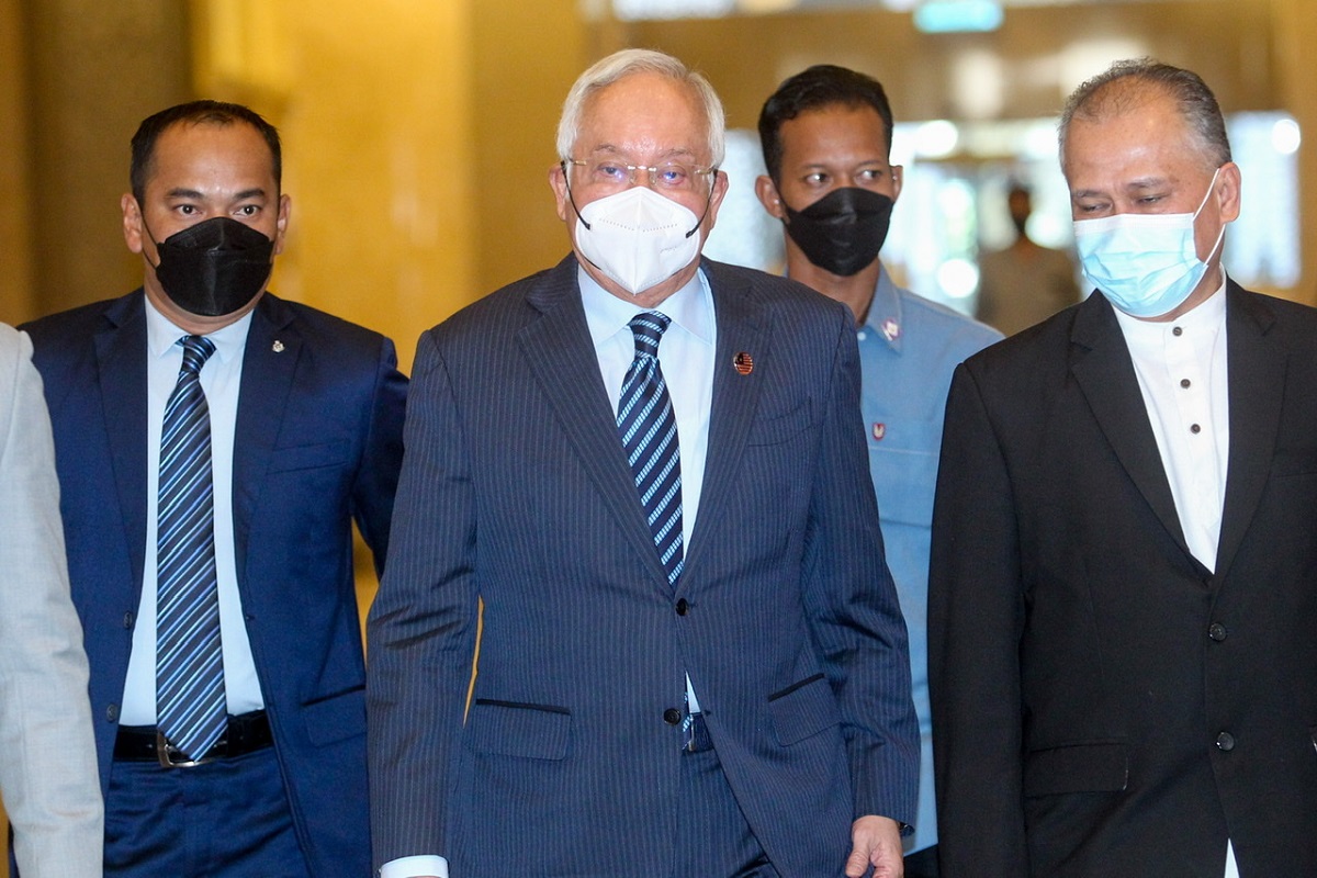 Najib as seen at the Palace of Justice in Putrajaya on Tuesday (March 15) (Photo by Shahrill Basri/TheEdge)