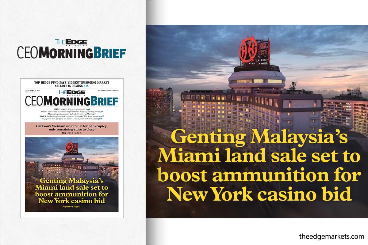 云顶马来西亚的迈阿密土地出售将为纽约赌场竞标增加弹药