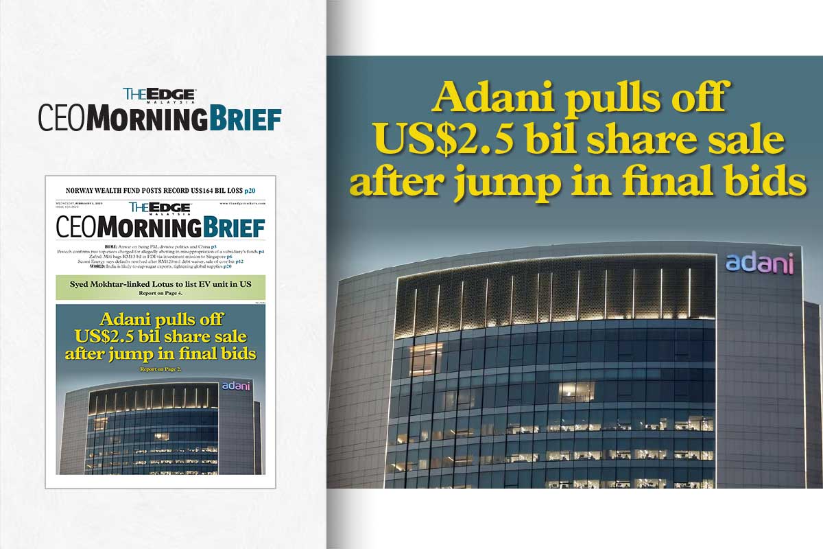 Adani pulls off US$2.5 billion share sale after jump in final bids