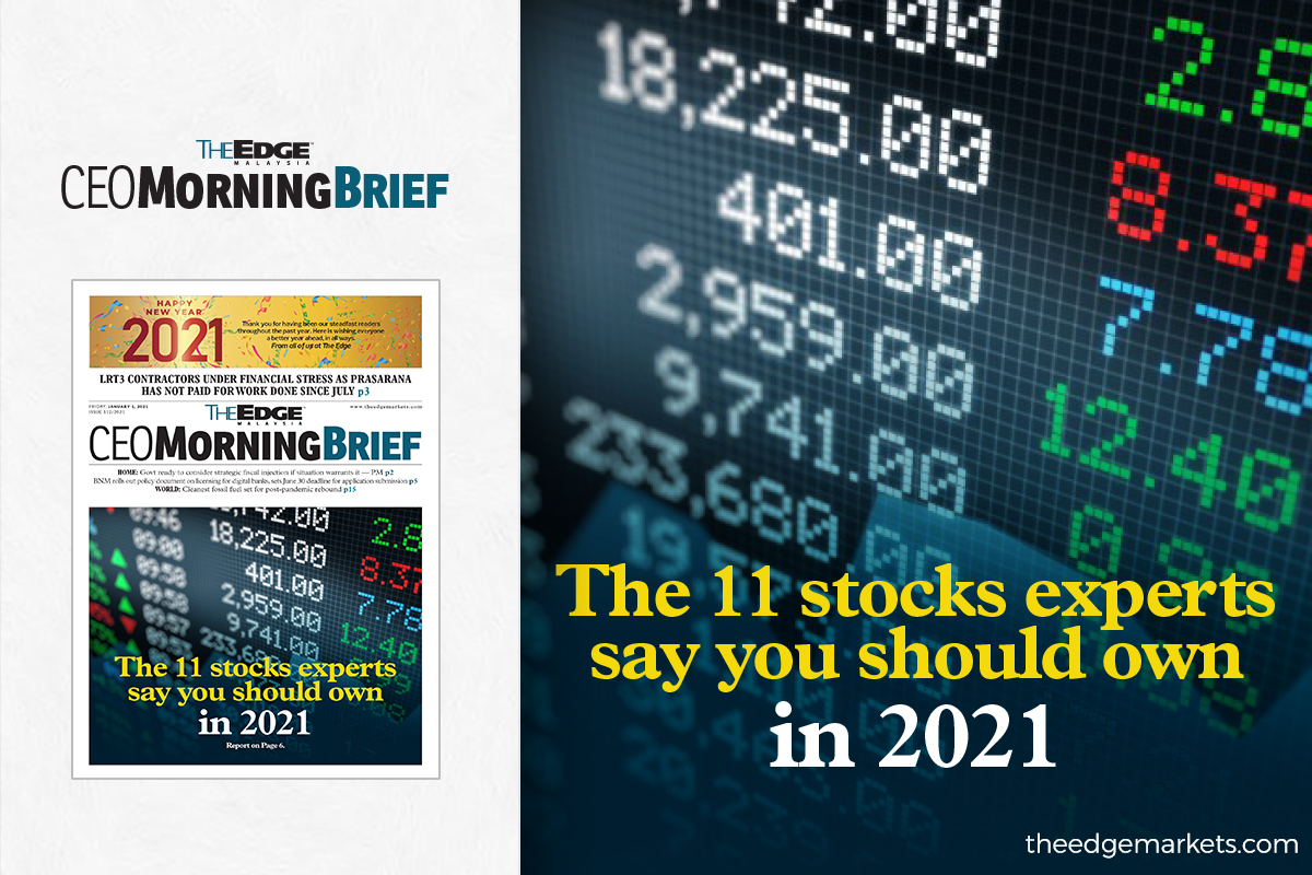 The 11 stocks experts say you should own in 2021 | The Edge Markets