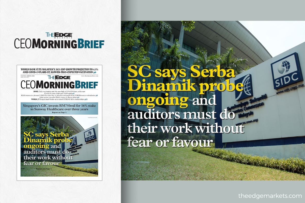 SC says Serba Dinamik probe ongoing and auditors must do their work without fear or favour