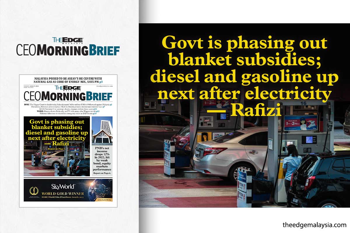 Govt is phasing out blanket subsidies; diesel and gasoline up next