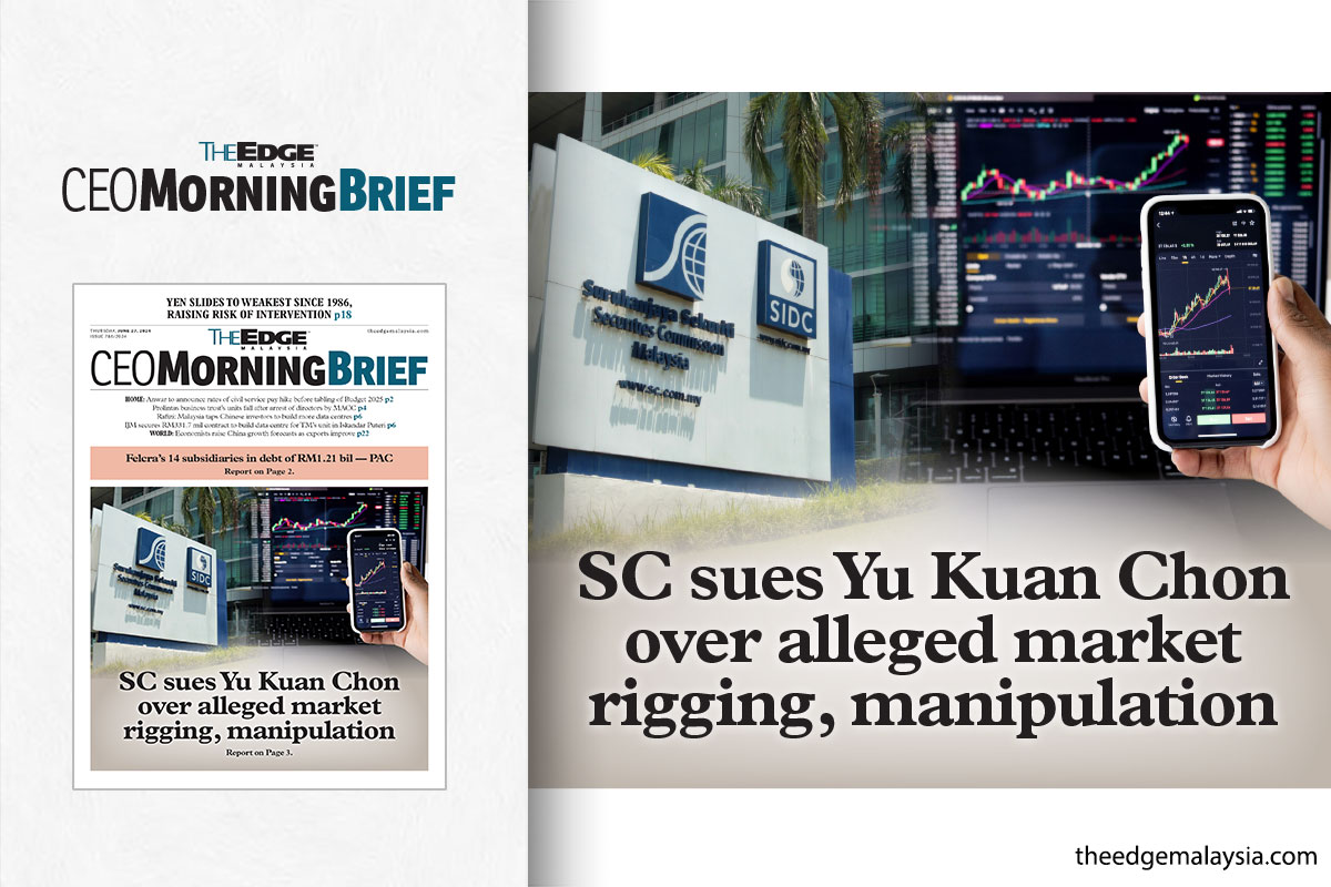 SC sues Yu Kuan Chon over alleged market rigging, manipulation