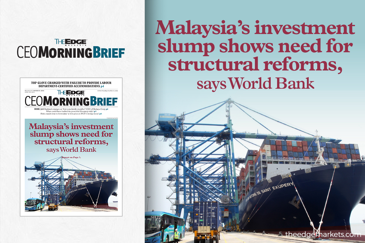 Malaysia's investment slump shows need for structural reforms, says World Bank