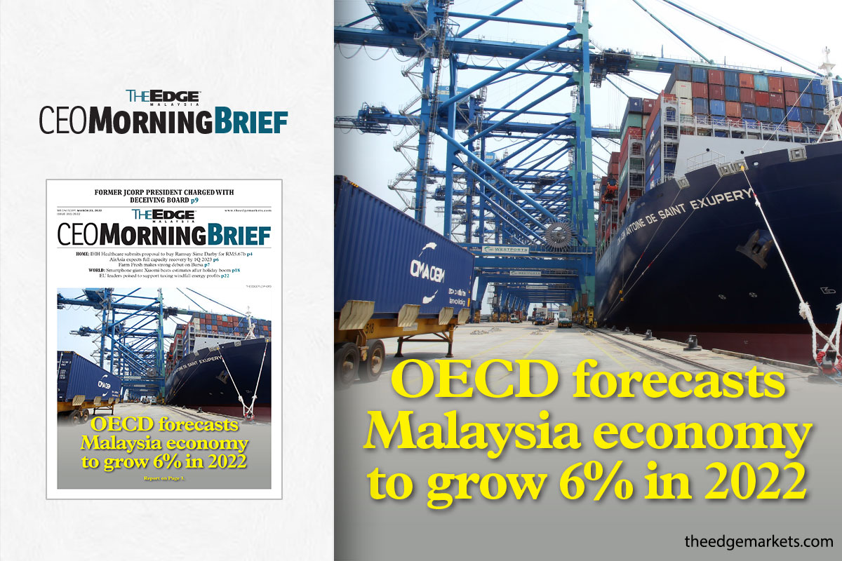 OECD forecasts Malaysia economy to grow 6% in 2022