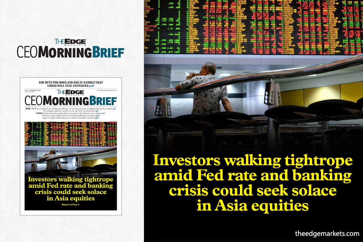 Investors walking tightrope amid Fed rate and banking crisis could seek solace in Asia equities