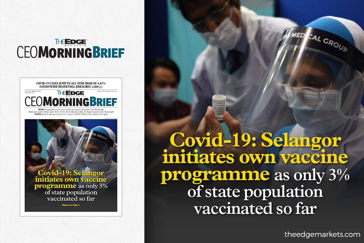 Covid-19: Selangor initiates own vaccine programme as only 3% of state population vaccinated so far