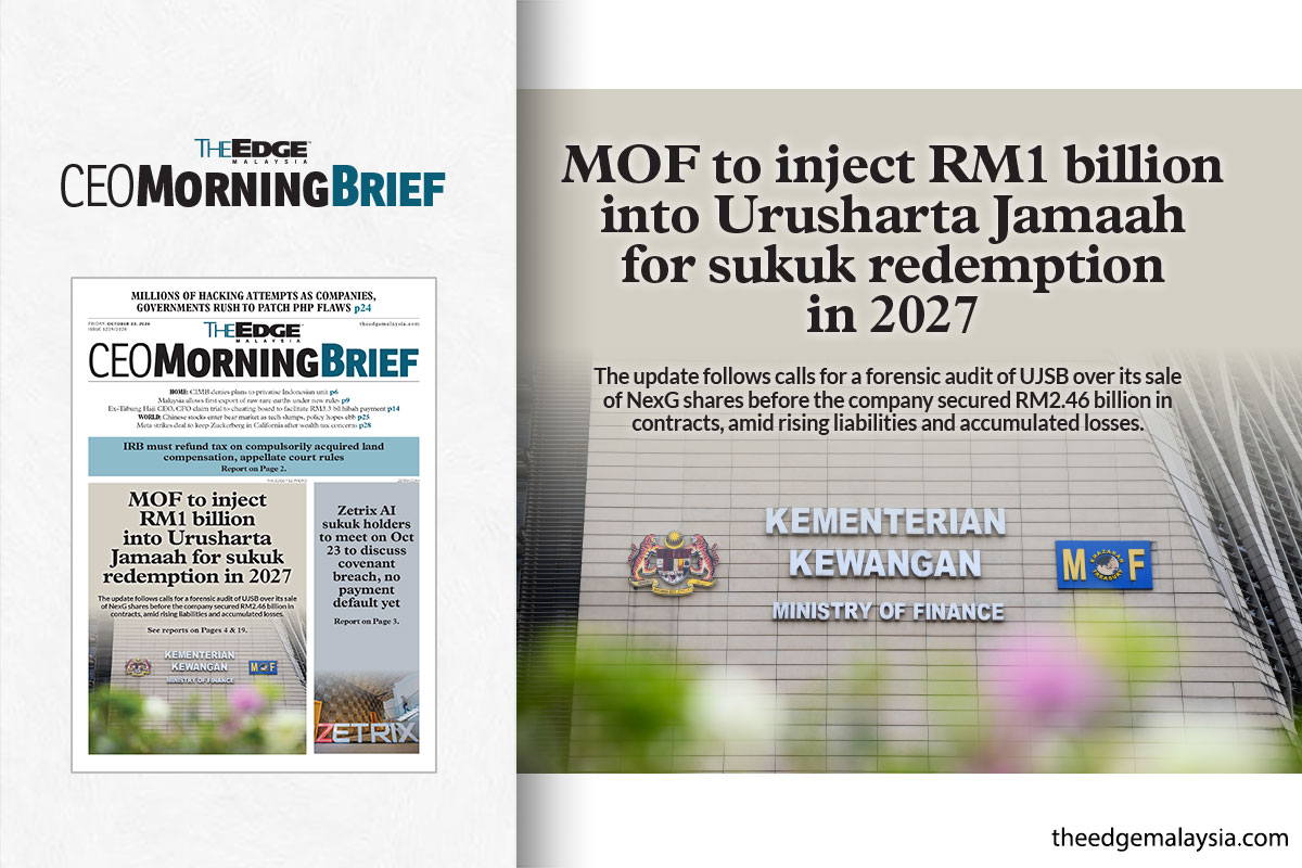 Malaysia to Inject RM1 Billion into UJSB for 2027 Sukuk Redemption