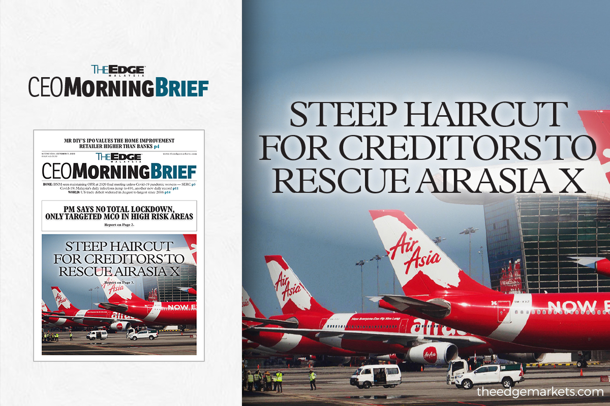 Steep haircut for creditors to rescue AirAsia X