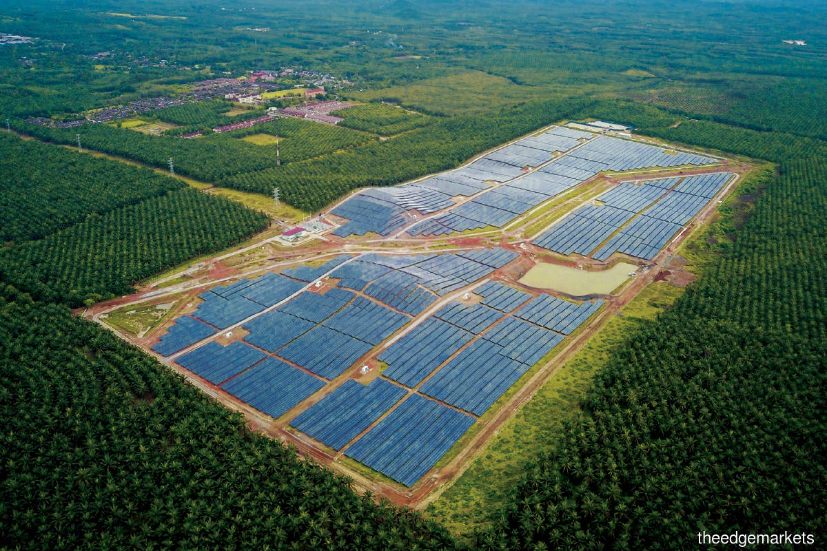 Tenaga Nasional Bhd’s 30mw large scale solar (LSS) asset in Bukit Selambau, Kedah. (Photo by Tenaga Nasional)